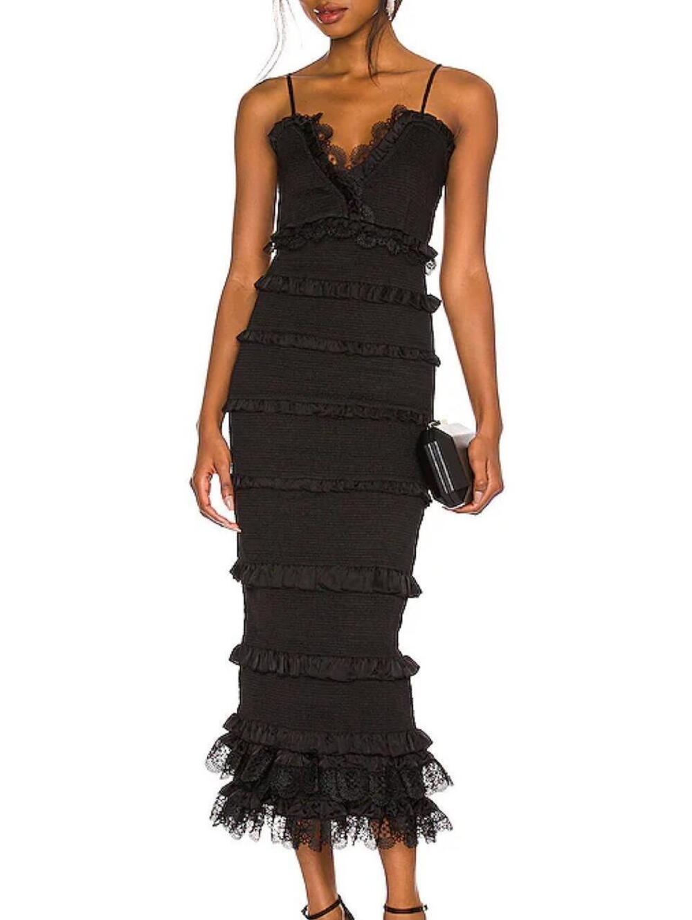V.Chapman Narcisse Dress in Black